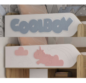 Бортик МДФ верхний Рисунок или Буквы (COOLBOY) для ДН-83, Авалон