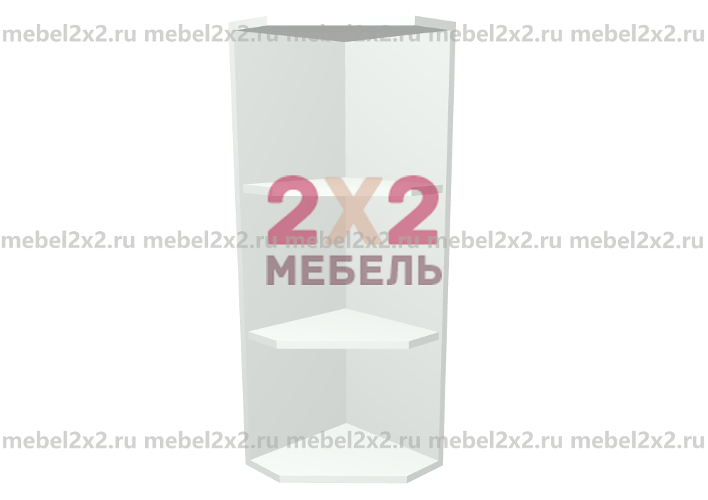 КМ La cucina molto bella Шкаф навесной торцевой с полкой Высокий 300 (№124)