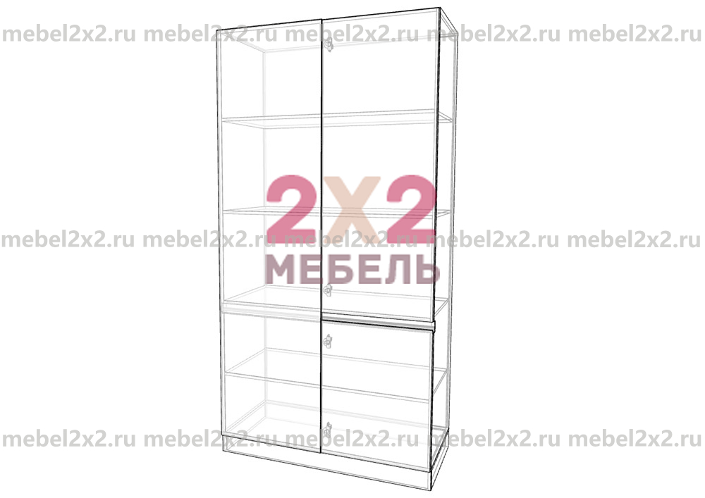 КМ La cucina molto bella Пенал угловой 1200 высокий РУЧКА GOLA (№217-G)