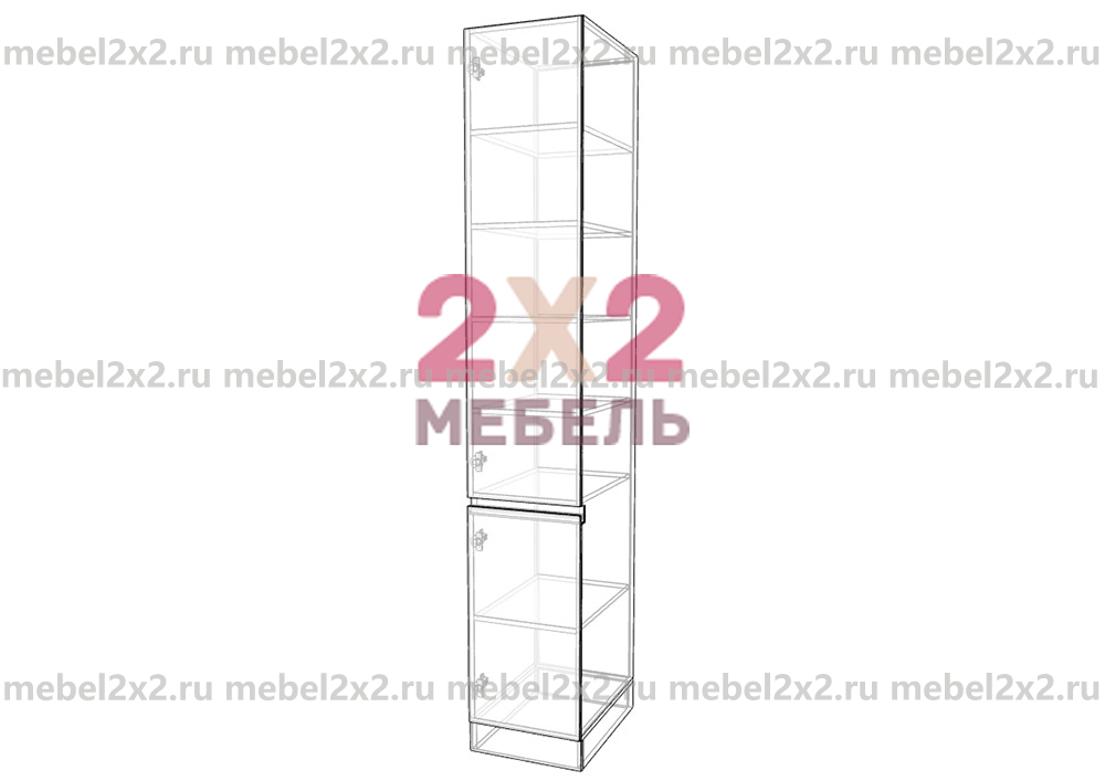 КМ La cucina molto bella Пенал 400 высокий РУЧКА GOLA (№209-G)