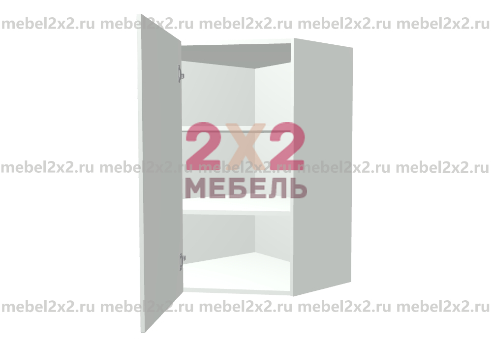 КМ La cucina molto bella Шкаф навесной угловой Высокий 1-дверный 600 (№121)