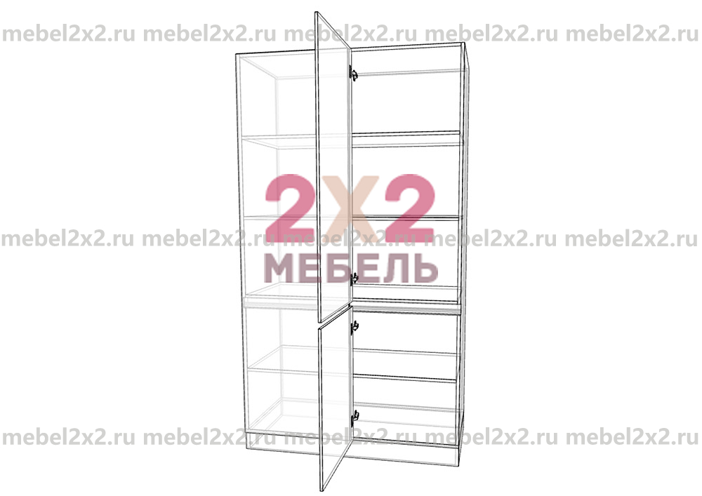 КМ La cucina molto bella Пенал угловой 1200 РУЧКА GOLA (№202-G)