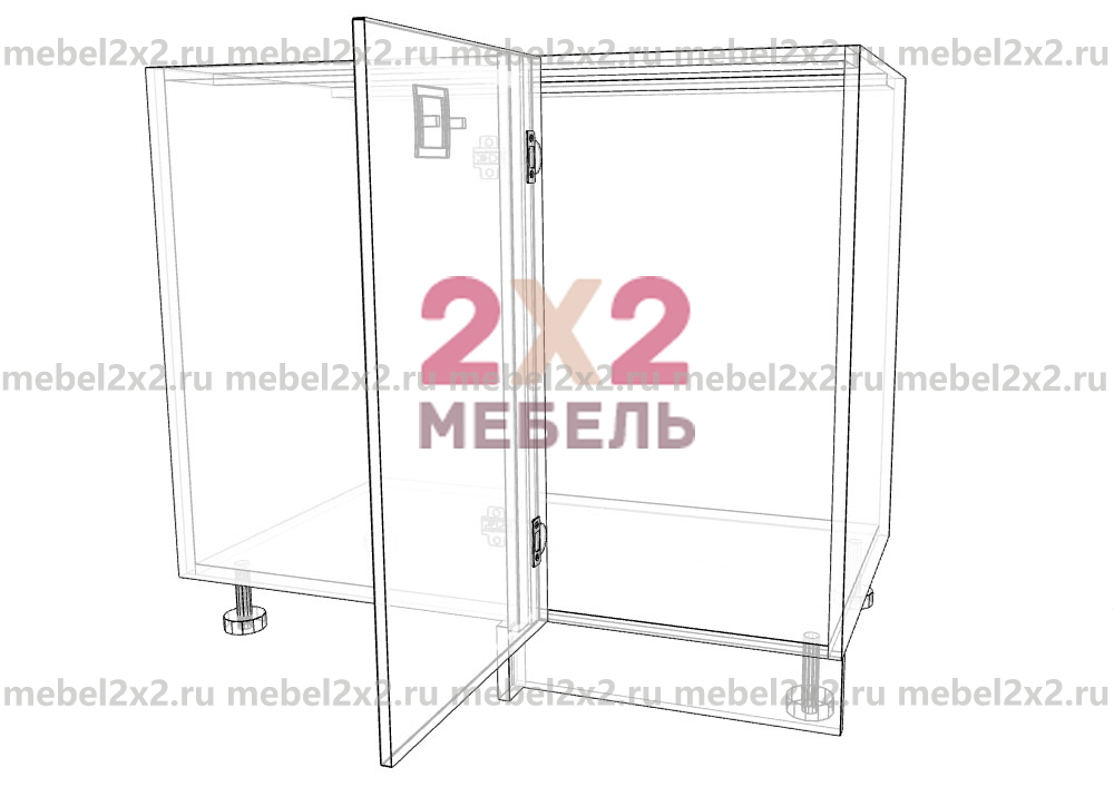 КМ La cucina molto bella ЛДСП Стол рабочий угловой 1000 (№137)