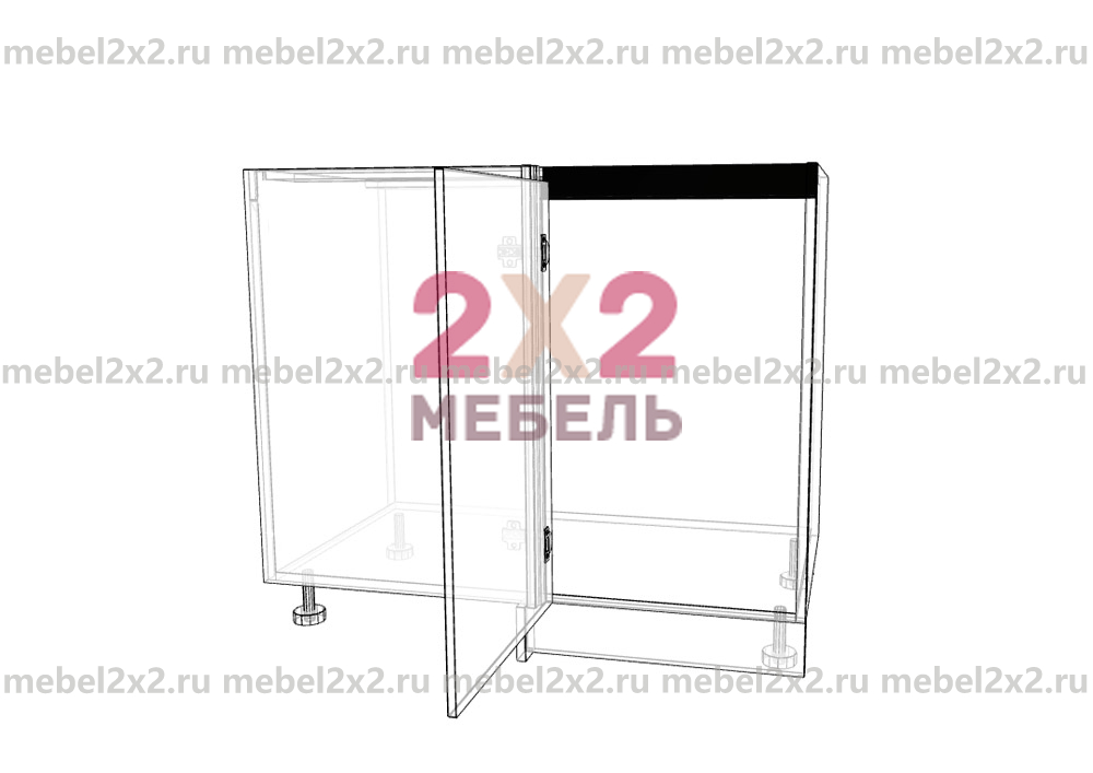 КМ La cucina molto bella Стол рабочий угловой 1050 РУЧКА GOLA (№255-G)