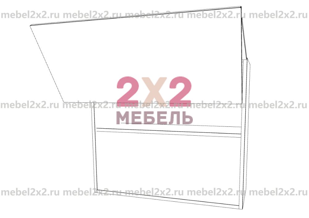 КМ La cucina molto bella Шкаф навесной горизонтальный 800 (№84)