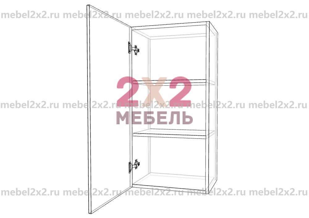КМ La cucina molto bella Шкаф навесной Высокий 1-дверный 450 (№103)