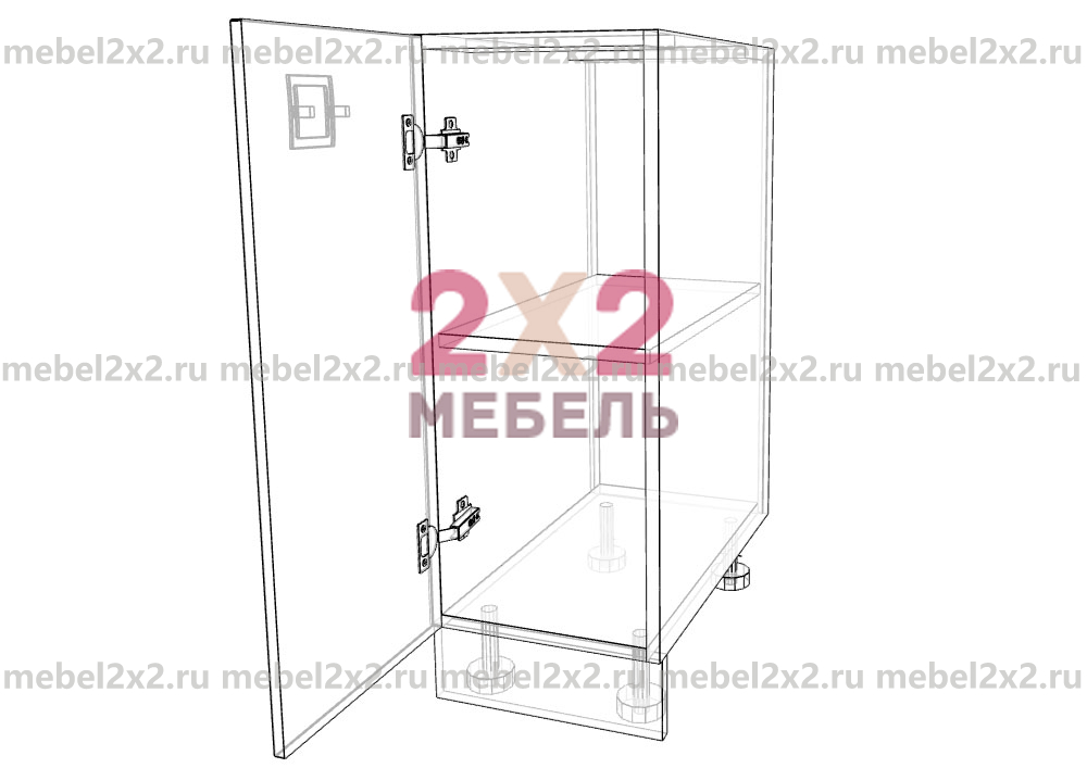 КМ La cucina molto bella Стол рабочий 1-дверный 300 (№127)