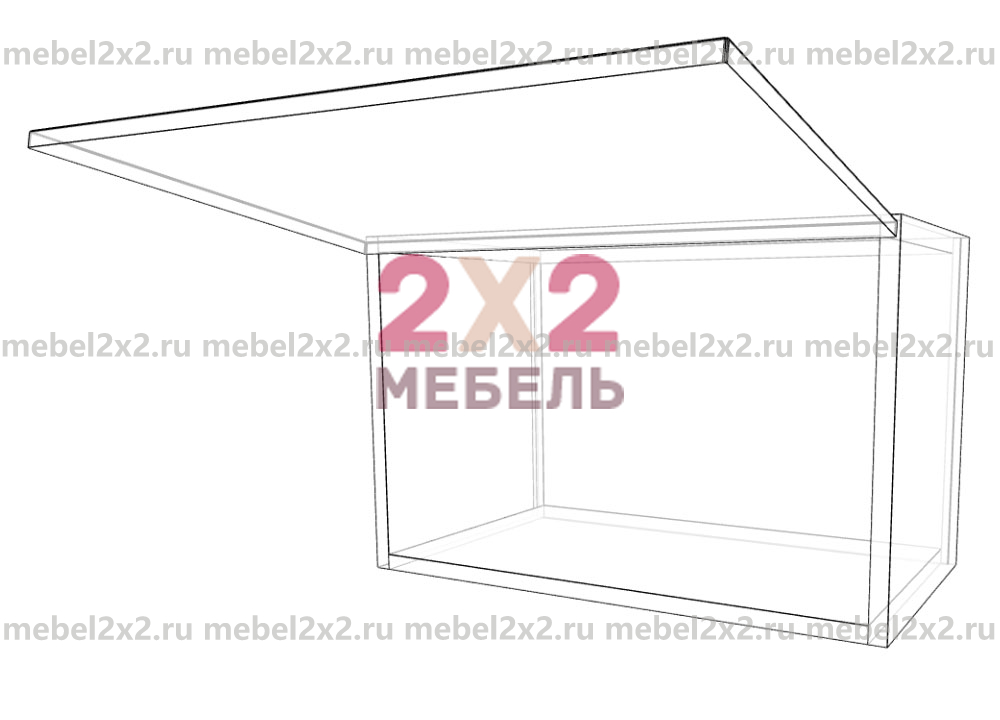 КМ La cucina molto bella ЛДСП Антресоль высокая глубокая 550 (№57)
