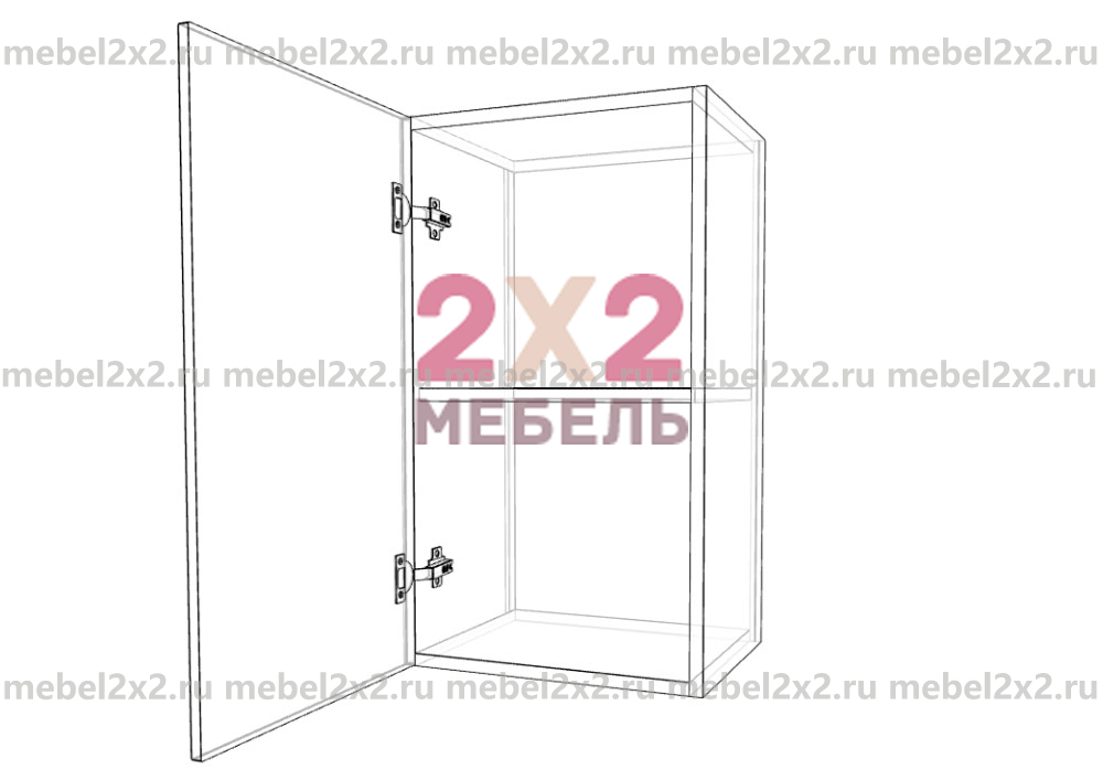 КМ La cucina molto bella Шкаф навесной 1-дверный 400 (№75)