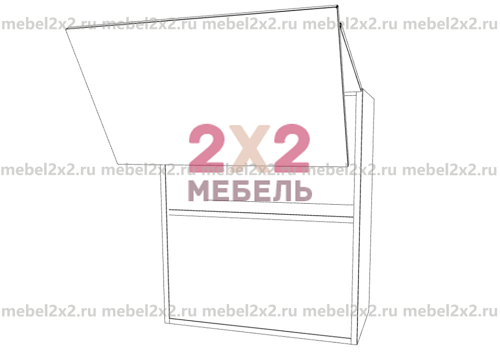 КМ La cucina molto bella Шкаф навесной горизонтальный 600 (№83)