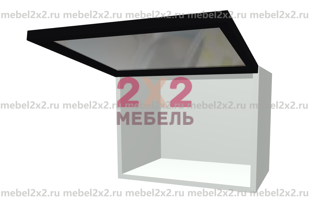 КМ La cucina molto bella ЛДСП Антресоль высокая со стеклом 450 (№45)