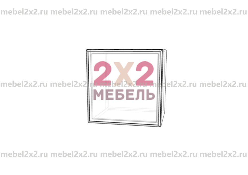КМ La cucina molto bella Антресоль со стеклом 350 (№227)