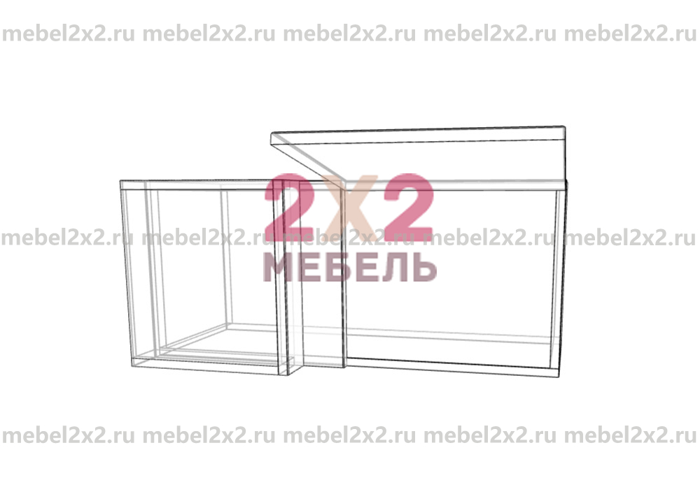 КМ La cucina molto bella Антресоль угловая 800 (№244)