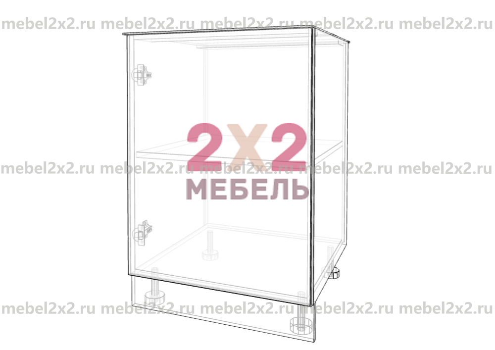 КМ La cucina molto bella Стол рабочий 1-дверный 550 (№254)