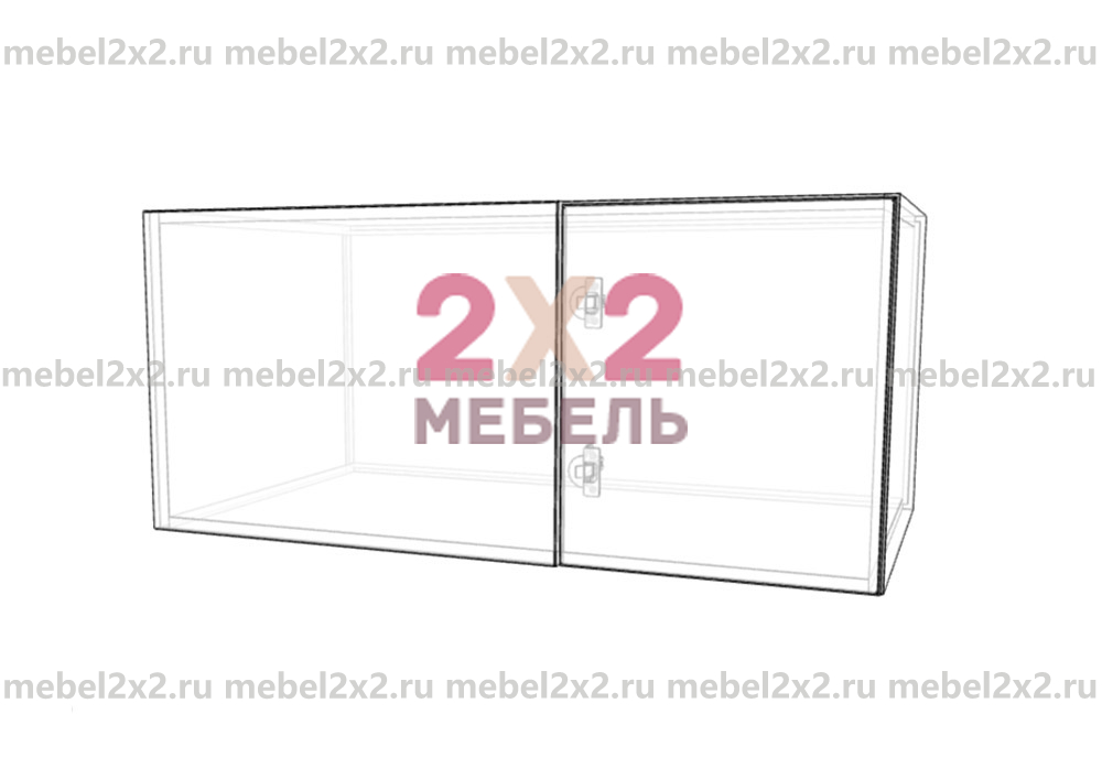 КМ La cucina molto bella Антресоль пенала углового 1000 h-350 (№218)