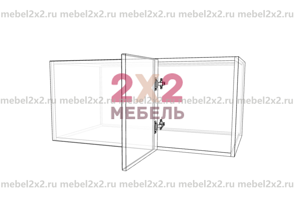КМ La cucina molto bella Антресоль пенала углового 1000 h-350 (№218)