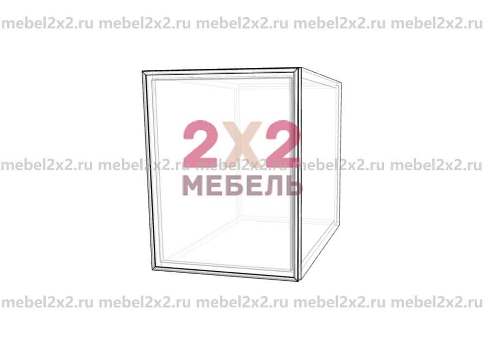 КМ La cucina molto bella Антресоль высокая глубокая со стеклом 350 (№239)