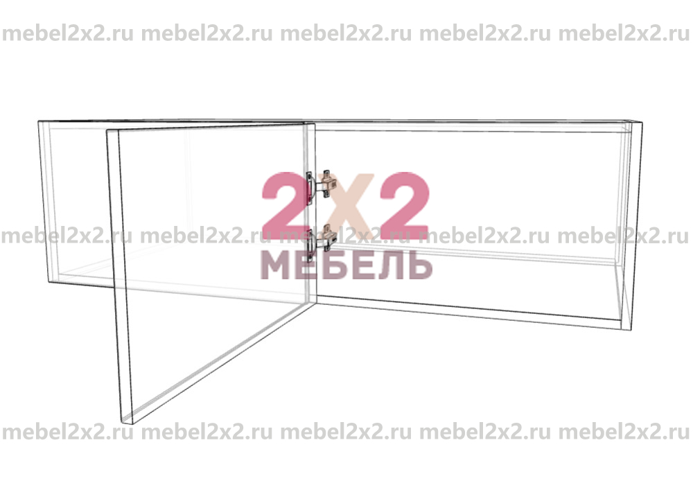 КМ La cucina molto bella Антресоль пенала углового 1200 h-350 (№220)