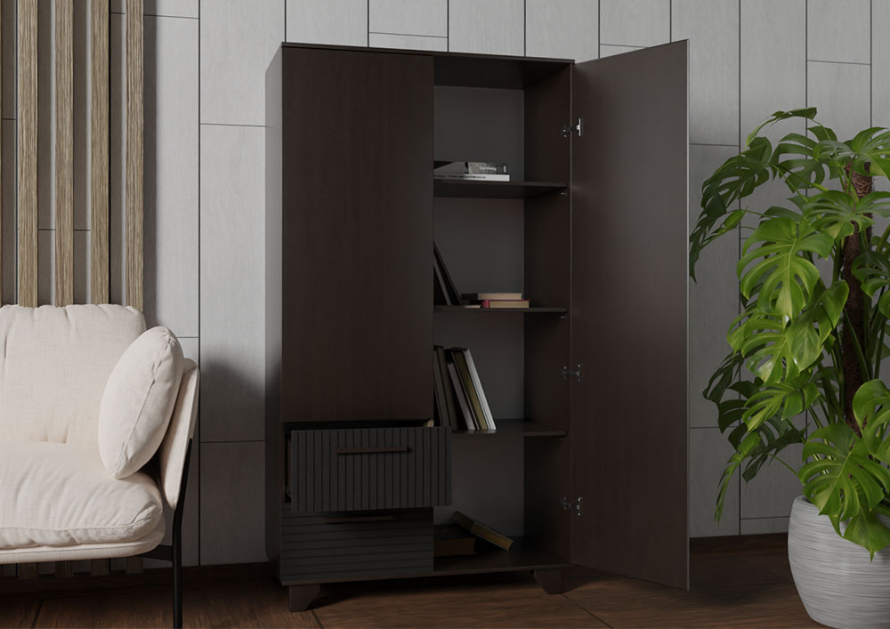 Копенгаген Стеллаж без стекла 800